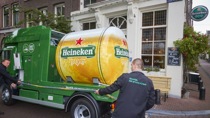 Heineken goes bulk and green