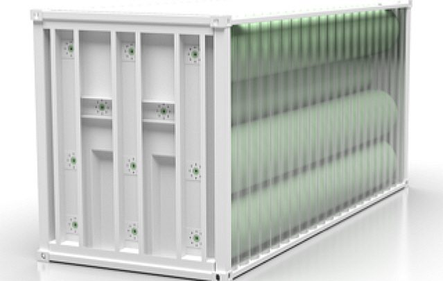 MIMU hydrogen container