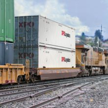 XPO reduces carbon footprint with road-rail freight solution.