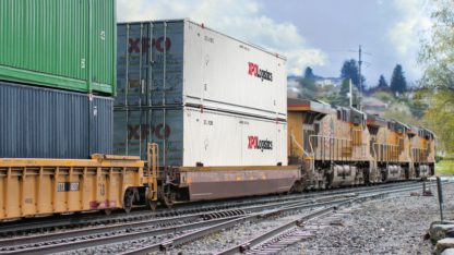 XPO reduces carbon footprint with road-rail freight solution.