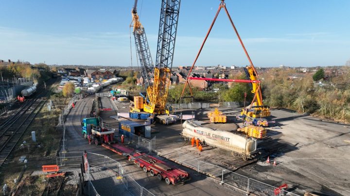 Lift off for derailed wagons so Carlisle railway repairs can ramp up.