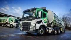 Arla Foods has taken delivery of seven new Volvo FM LNG trucks to help the business meet its targets to reduce the CO2 emissions of its operation by 2030.