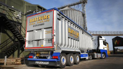 Suffolk logistics firm strengthens Fruehauf relationship with new trailers