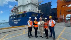 Puerto Cortés handles its first LNG-powered boxship